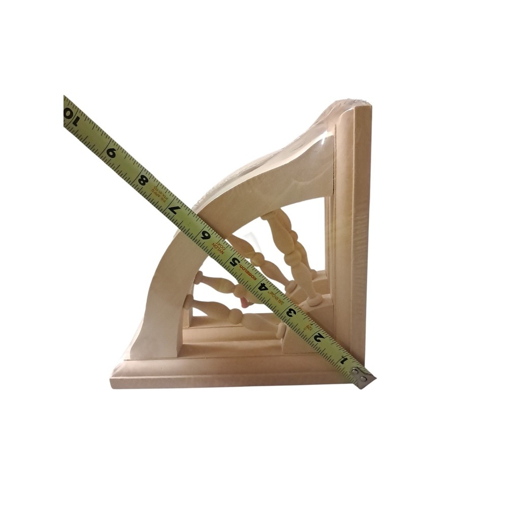 7" x 7" Spindle Bracket (Pair), CB737, Smart Wood Certified Forestry - Picture 5 of 9